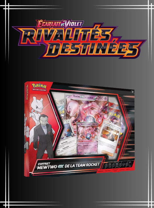 Coffret 4 Boosters - Mewtwo Ex De La Team Rocket